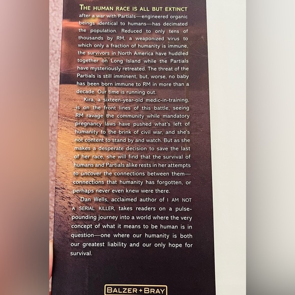 Partials - Dan Wells HC 1st Ed. - Picture 5 of 6